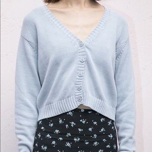 Brandy melville blue billie cardigan